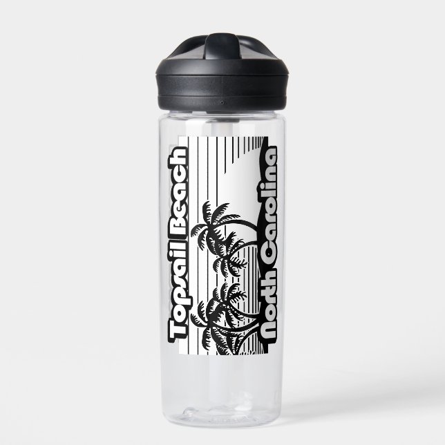 Topsail Beach North Carolina  Water Bottle (Front)