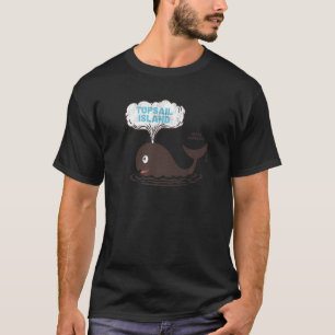 Topsail Island NC Summertime Vacationing Whale Spo T-Shirt