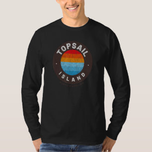 Topsail Island NC Vacationing Seascape Circle T-Shirt
