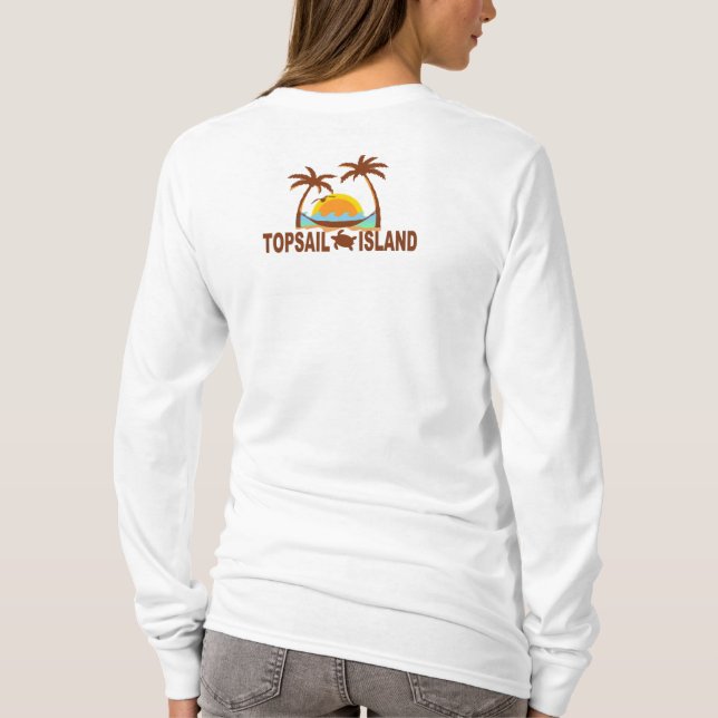 Topsail Island. T-Shirt (Back)