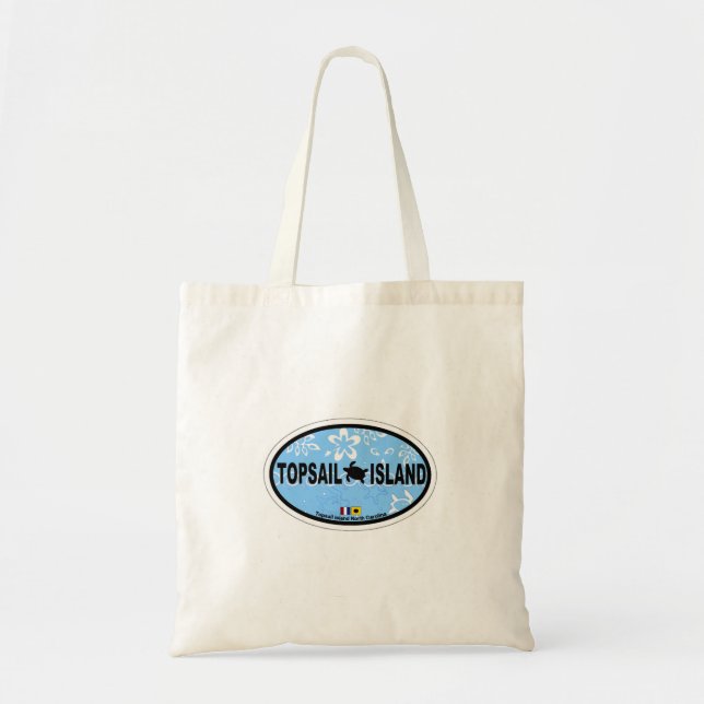 Topsail Island. Tote Bag (Front)