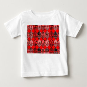 Topsy Turvy Hearts Baby T-Shirt