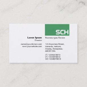 TopTag - Army Green Business Card