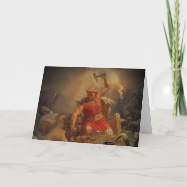 Tor Battling the Giants Card (Front)