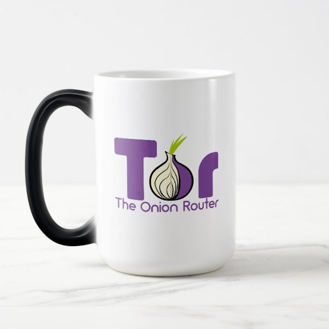 Tor - The Onion Router Magic Mug (Left)