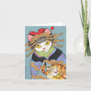 Tora Oiran Notecard