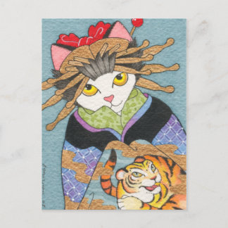 Tora Oiran Postcard