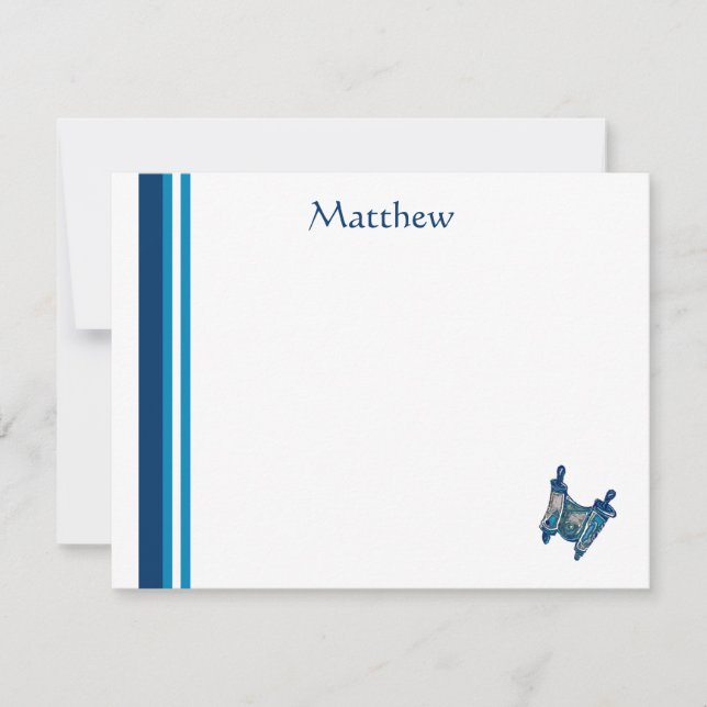 Torah Classic Thank You Note Card (Front)