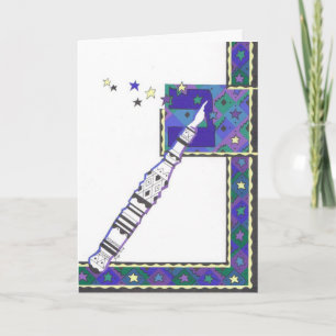Torah Pointer Bar Mitzvah Card