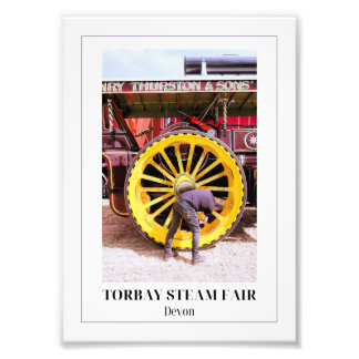 Torbay Steam Fair, Devon Photo Print