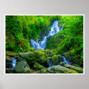 Torc Waterfall Poster Killarney Park Ireland