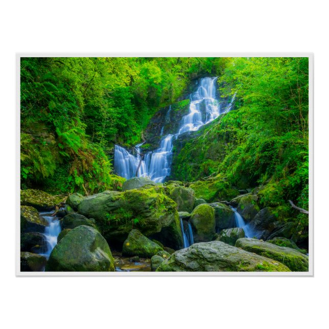 Torc Waterfall Poster | Killarney Park Ireland (Front)