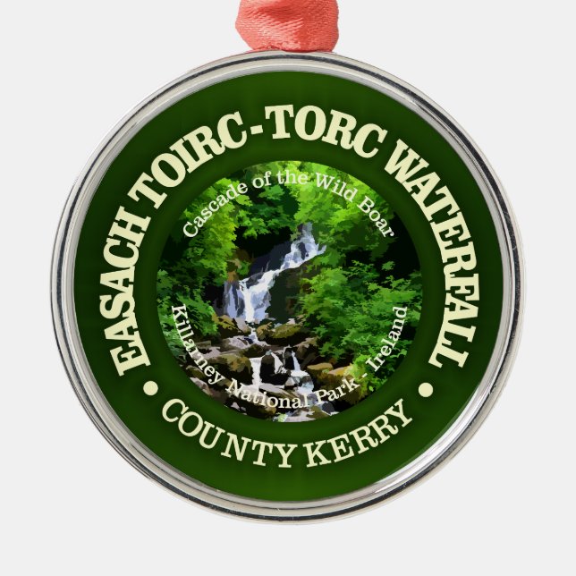 Torc Waterfall (rd) Metal Tree Decoration (Front)