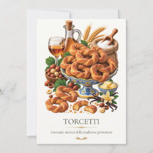Torcetti – Vintage Italian Dessert Invitation