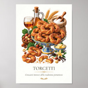 Torcetti – Vintage Italian Dessert Poster