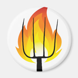 Torch and Pitchfork Magnet
