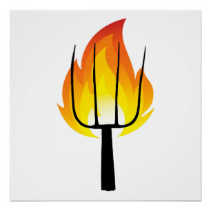 Torch and Pitchfork Protest Sign
