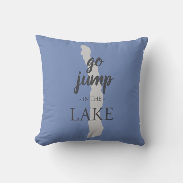 Torch Lake Pillow (Front)