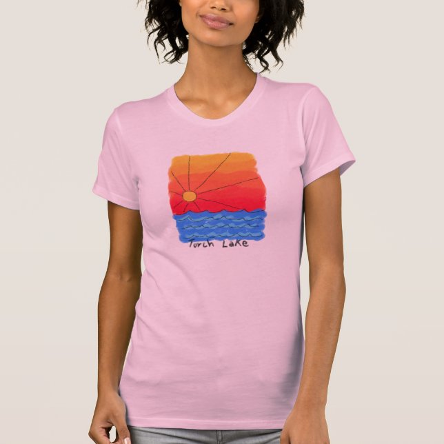Torch Lake Sunrise T-Shirt (Front)