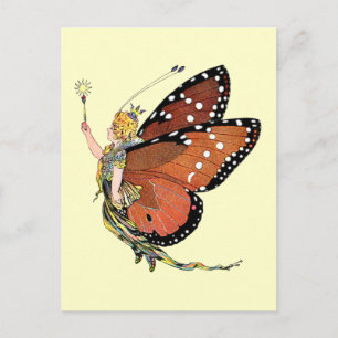 Torchbearing Pixie Fairy Postcard