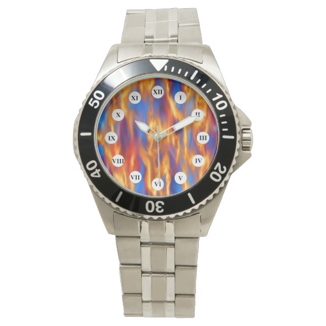 Torched (Roman Face) by Kenneth Yoncich Watch (Front)