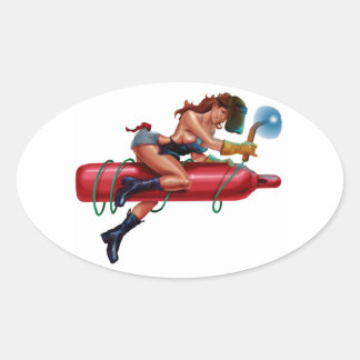 Torchin Oval Sticker