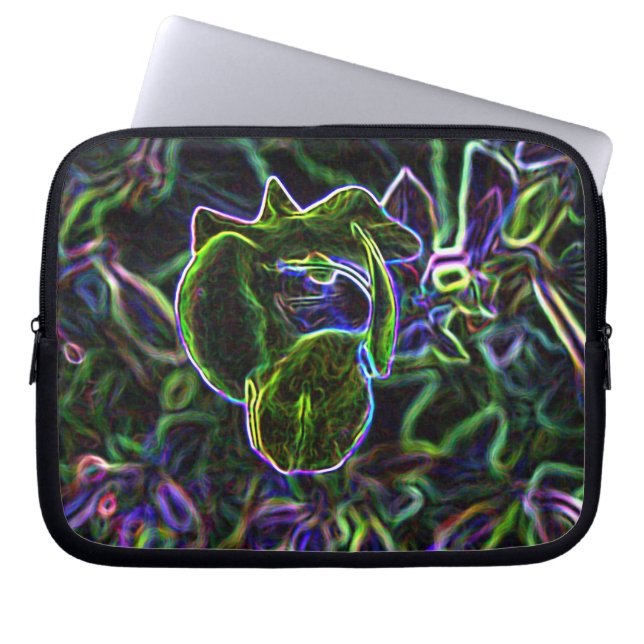 Torenia Edited Laptop Sleeve (Front)