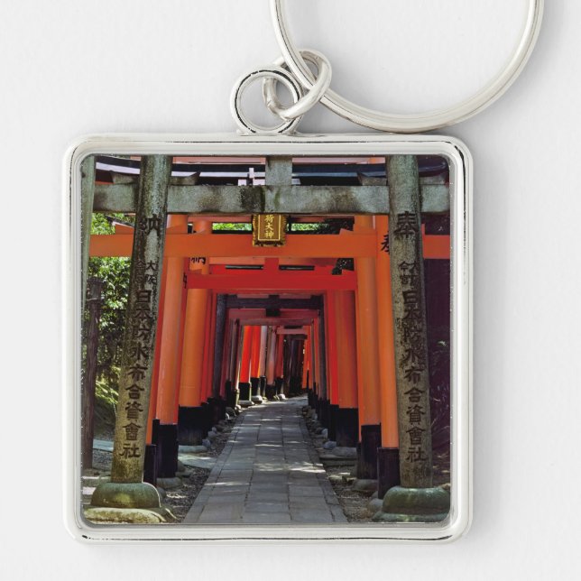 Torii gates - Kyoto, Japan, Asia Key Ring (Front)