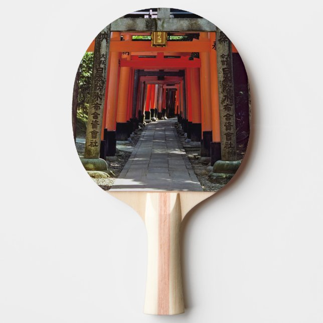 Torii gates - Kyoto, Japan, Asia Ping Pong Paddle (Front)