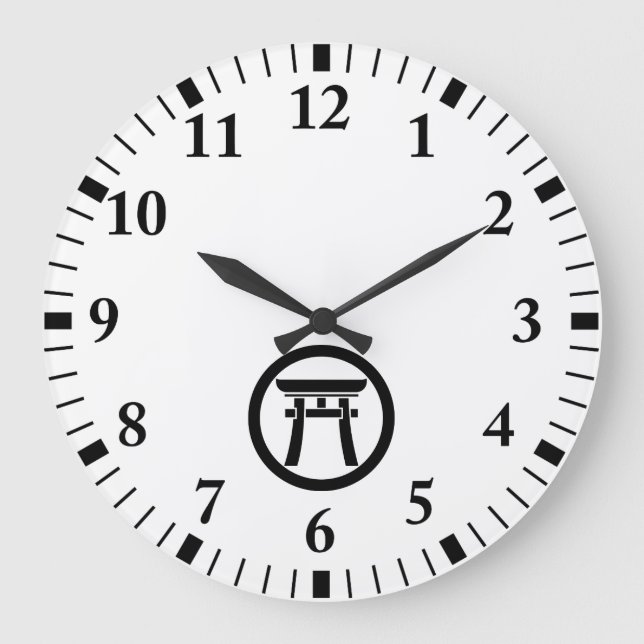 Torii in a circle large clock (Front)