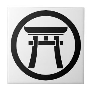 Torii in a circle tile