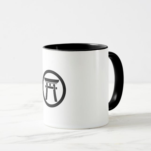 Torii in a medium circle mug (Front Right)