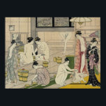Torii Kiyonaga bathhouse women Poster<br><div class="desc">Torii Kiyonaga bathhouse women</div>