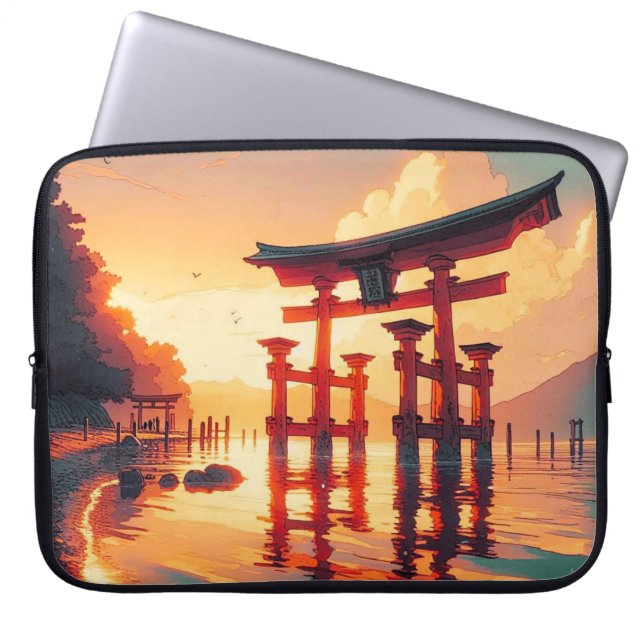 Torii of the Rising Light Laptop Sleeve (Front)