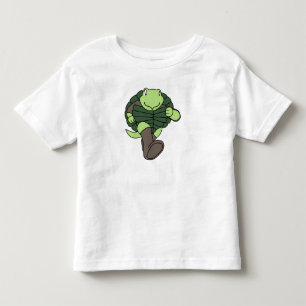 Torin the Turtle Running Toddler T-Shirt