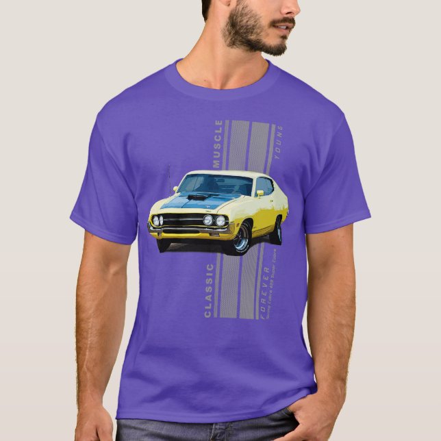 Torino 429 Super Cobra Classic American Muscle s V T-Shirt (Front)