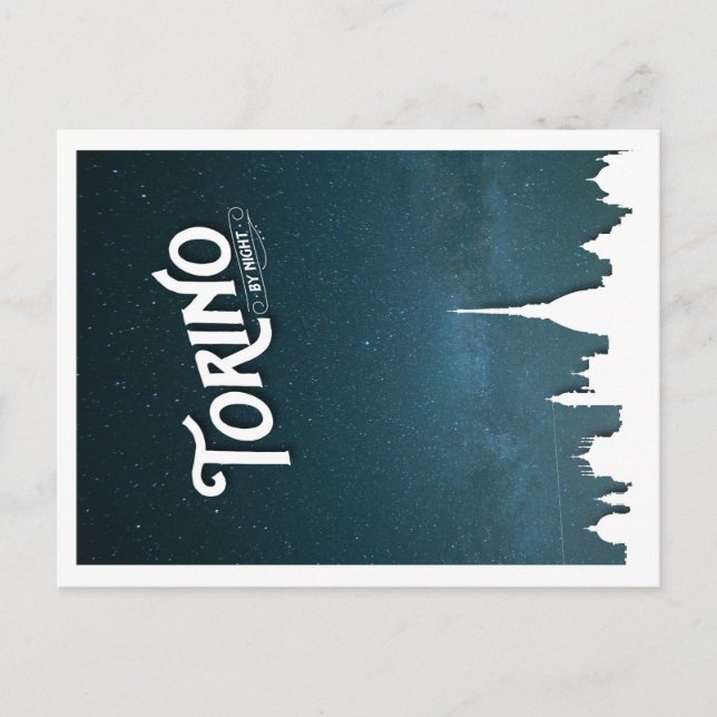 Torino by night - postcard (Front)