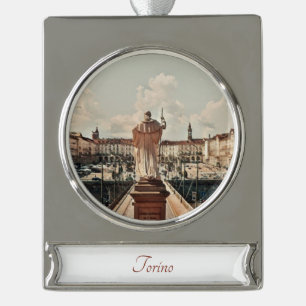 Torino, Italy Travel Art Watercolor Ornament