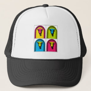 Torino Turin Toret Pop Art Typography Streetwear Trucker Hat