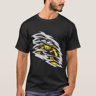 Torn and distressed AEK pattern   T-Shirt
