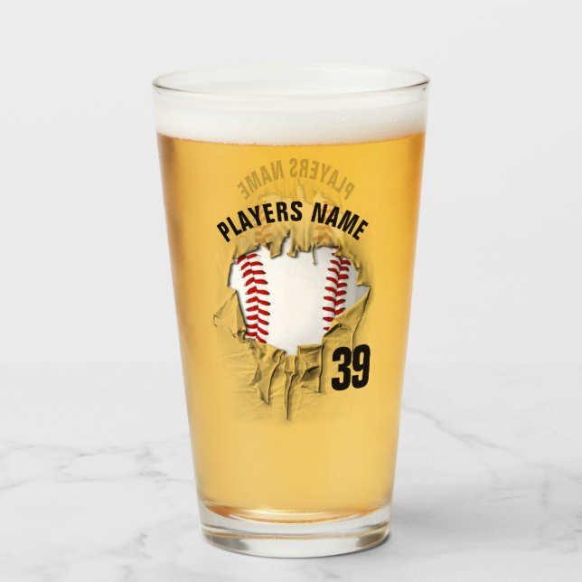 Torn Baseball Glass (Front Filled)