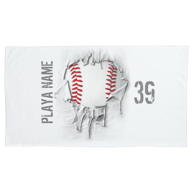 Torn Baseball Pillowcase (Front)
