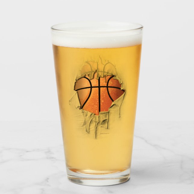 Torn Basketball Glass (Front Filled)