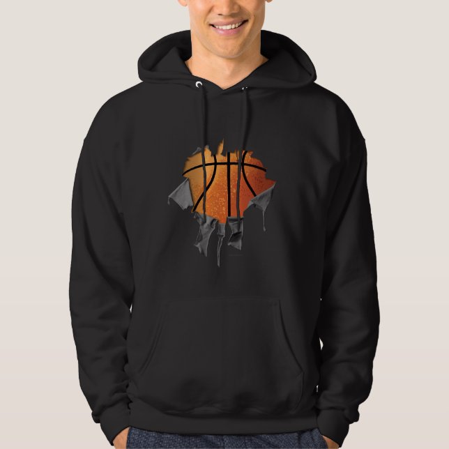 Torn Basketball Hoodie (Front)