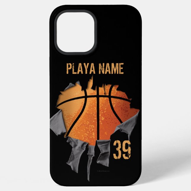 Torn Basketball iPhone Case (Back)