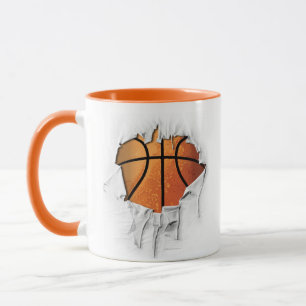 Torn Basketball Mug