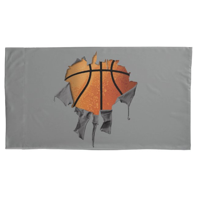 Torn Basketball Pillowcase (Front)