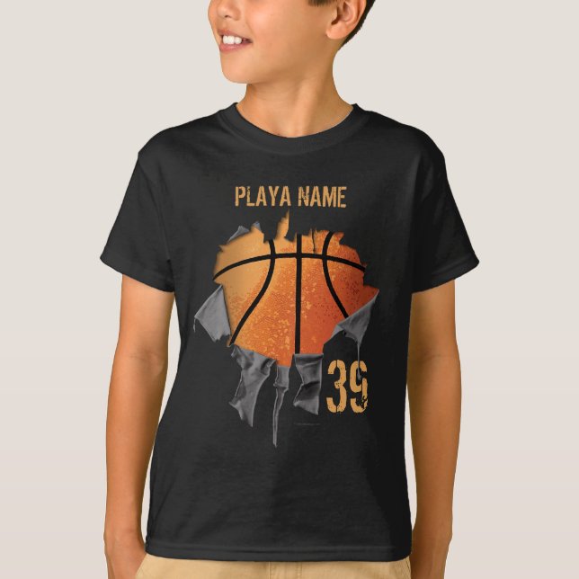 Torn Basketball T-Shirt (Front)