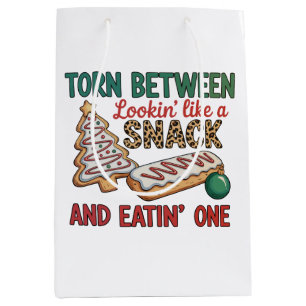 Torn Between Looking Like A Snack And Eating One Medium Gift Bag