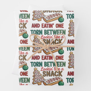 Torn Between Looking Like A Snack And Eating One Wrapping Paper Sheet